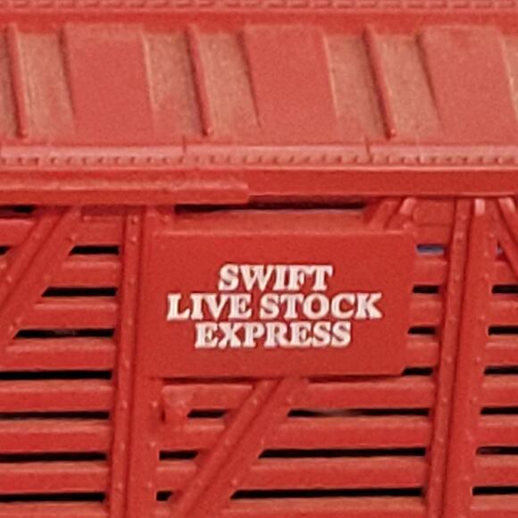 Vintage tyco H.O scale 2pcs B.O chessie systems and swift livestock express car - Picture 6 of 8